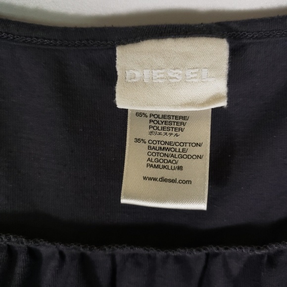 diesel womens size large short sleeve shirt - Picture 4 of 4